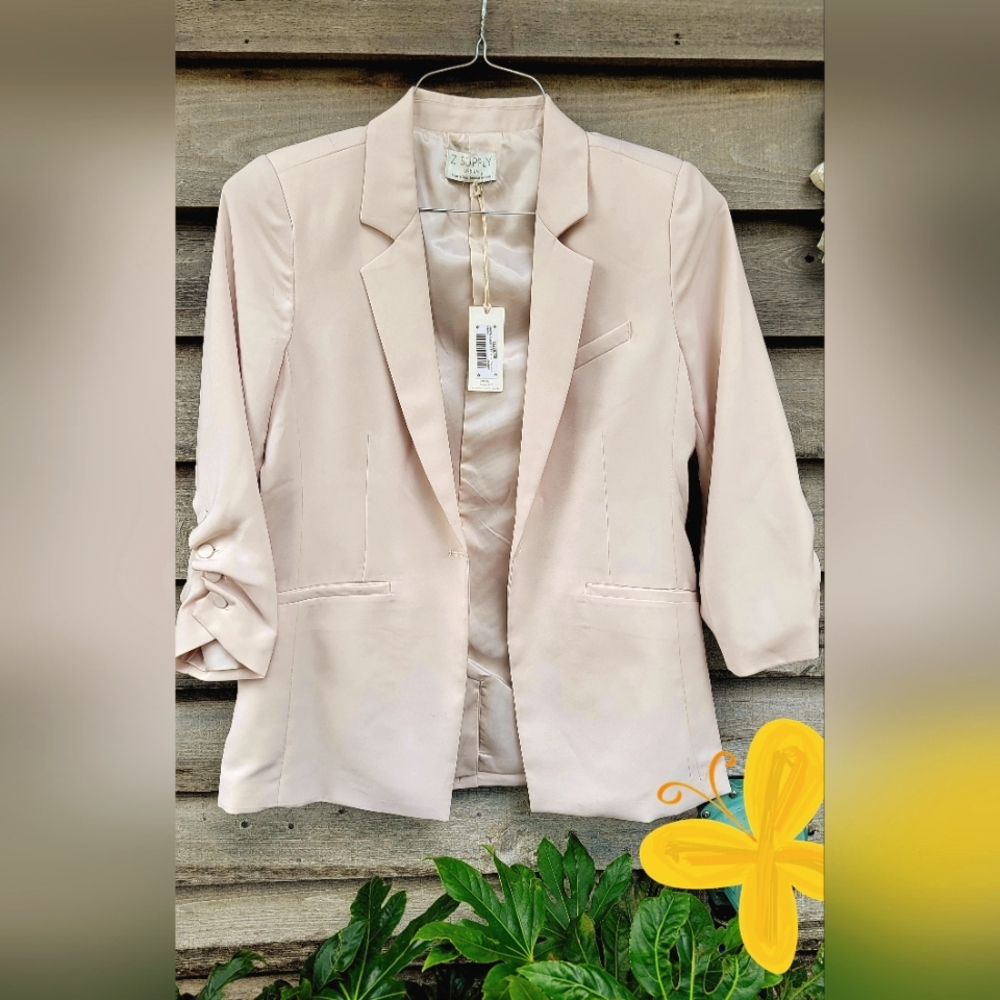 Z SUPPY Cinema Blazer-Ecru-Med-NWT